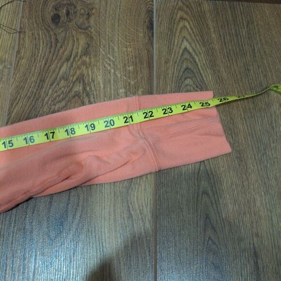 Athleta Womens Mindset Tulip Hem Pullover Sweater Size XL Peach Athleisure - Picture 11 of 11